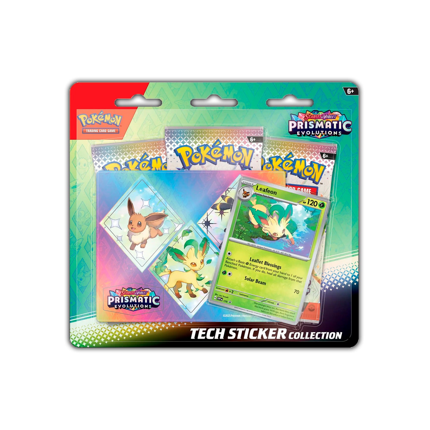 Pokémon TCG: Tech Sticker Collection, verschiedene Stile - Prismatic Evolutions (EN)
