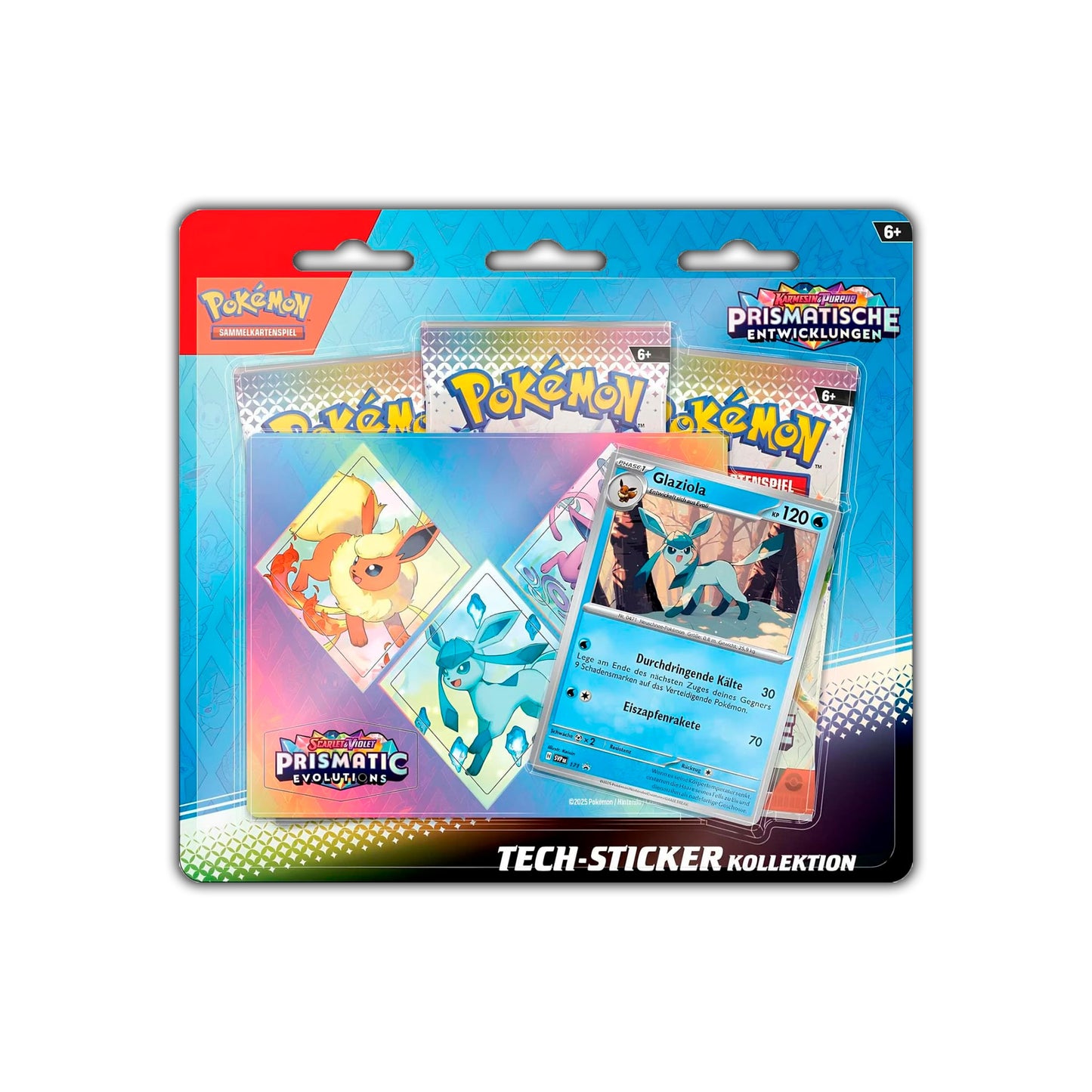Pokémon Sammelkartenspiel: Tech-Sticker-Kollektion, verschiedene Stile - Prismatische Entwicklungen (DE)