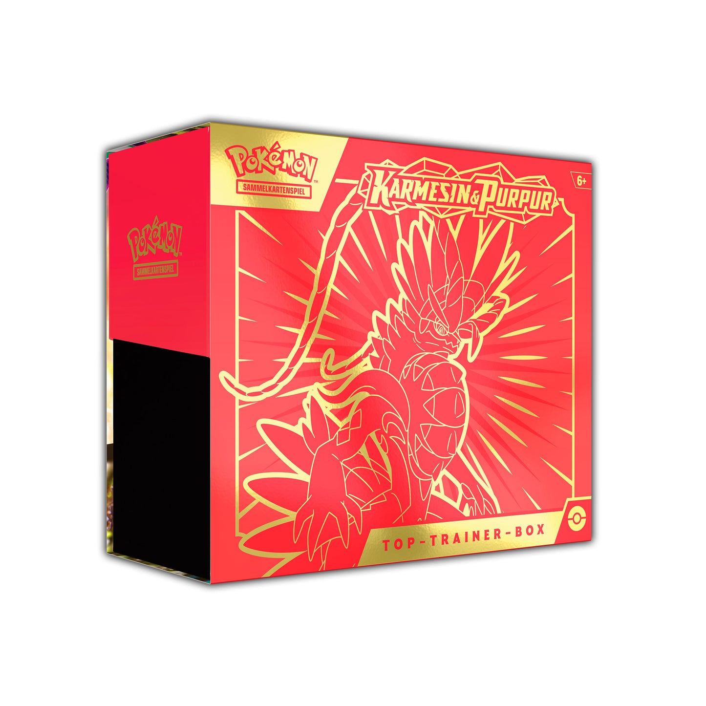 Pokémon Sammelkartenspiel: Top-Trainer-Box, verschiedene Stile - Karmesin & Purpur (DE)