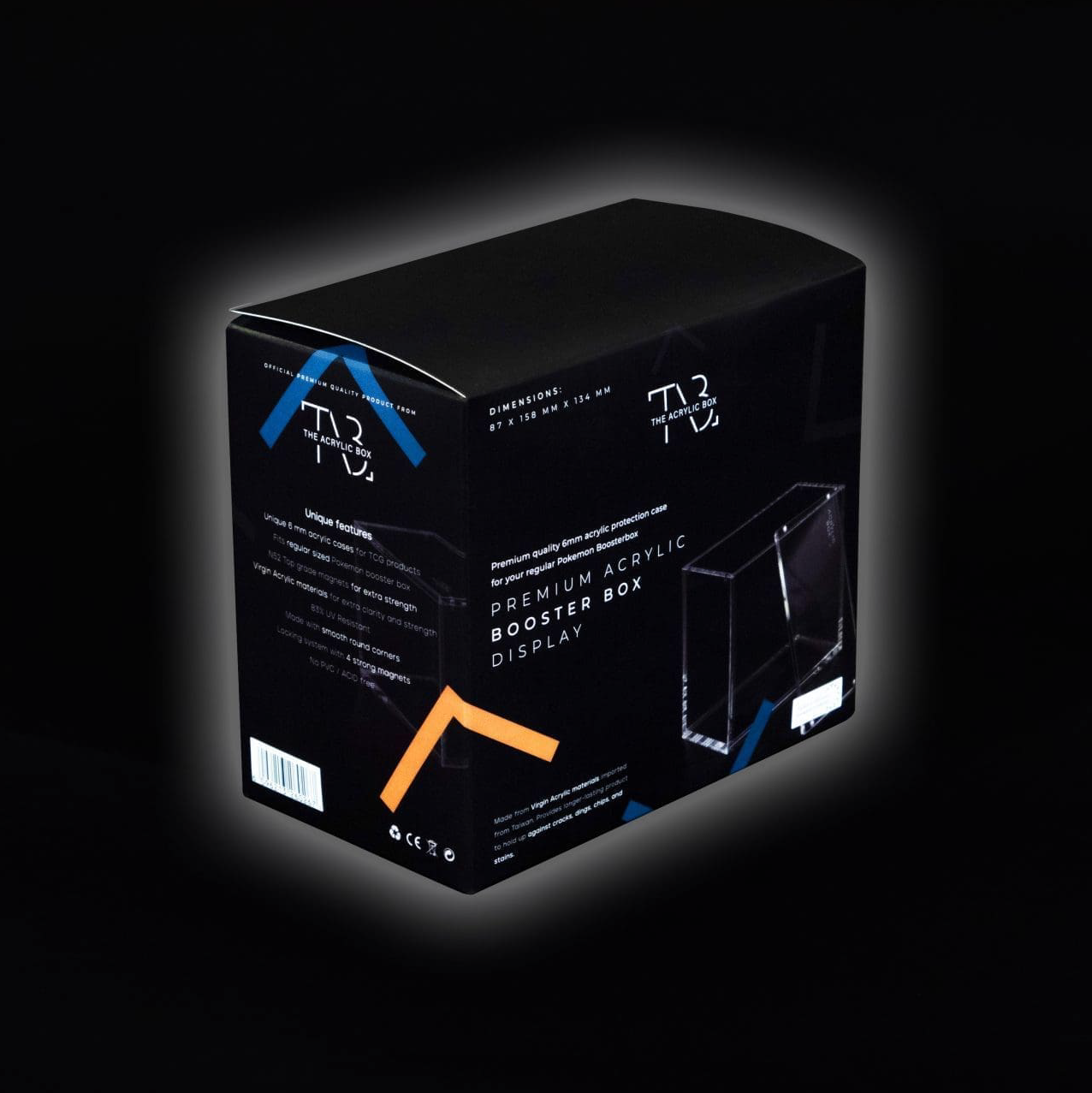 The Acrylic Box - Premium 6mm Acrylbox für Pokémon Booster Display