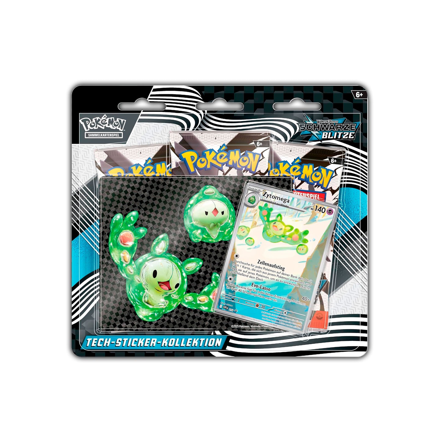 Pokémon Sammelkartenspiel: Tech-Sticker-Kollektion - Schwarze Blitze, Zytomega (DE)