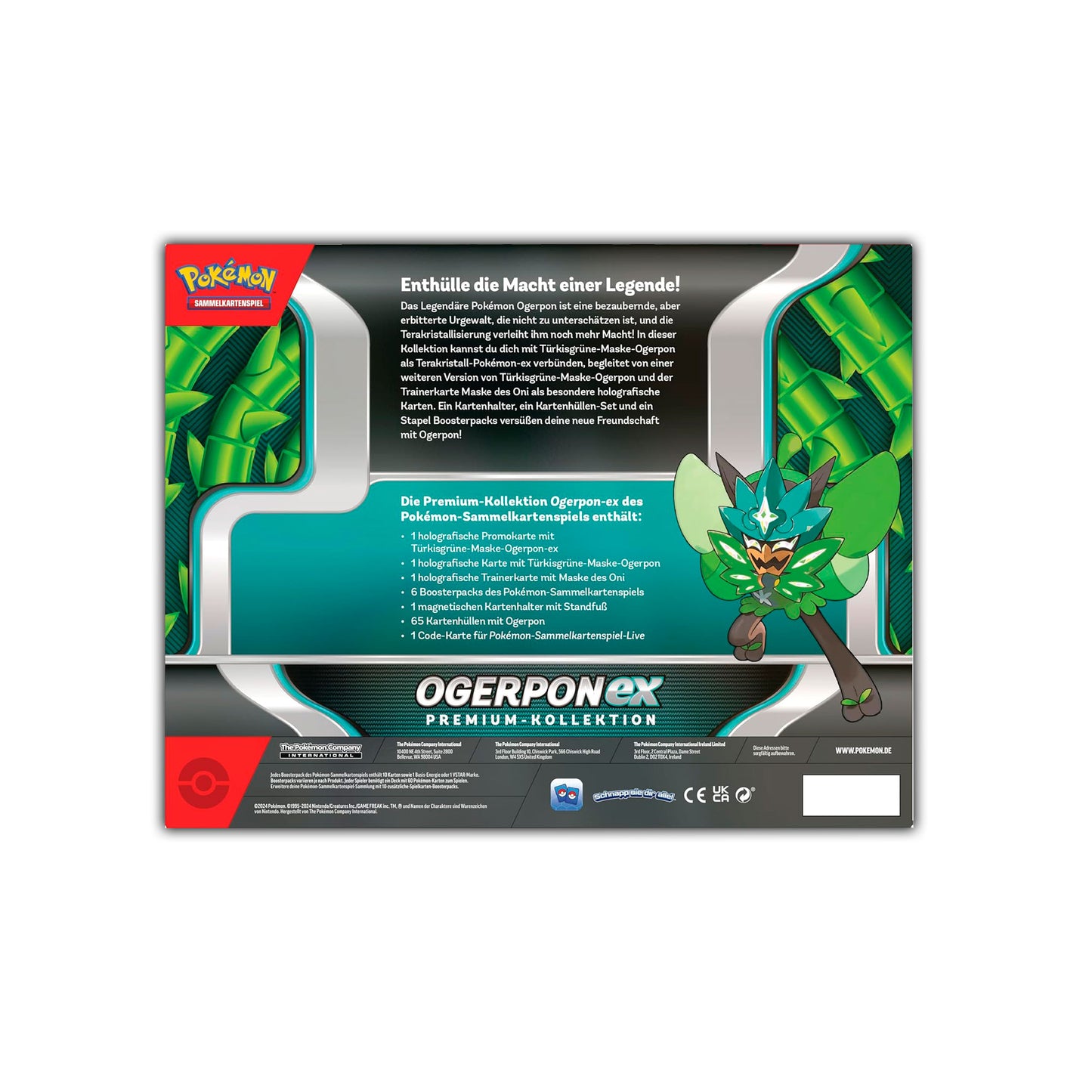 Pokémon Sammelkartenspiel Premium-Kollektion - Ogerpon-ex 🇩🇪