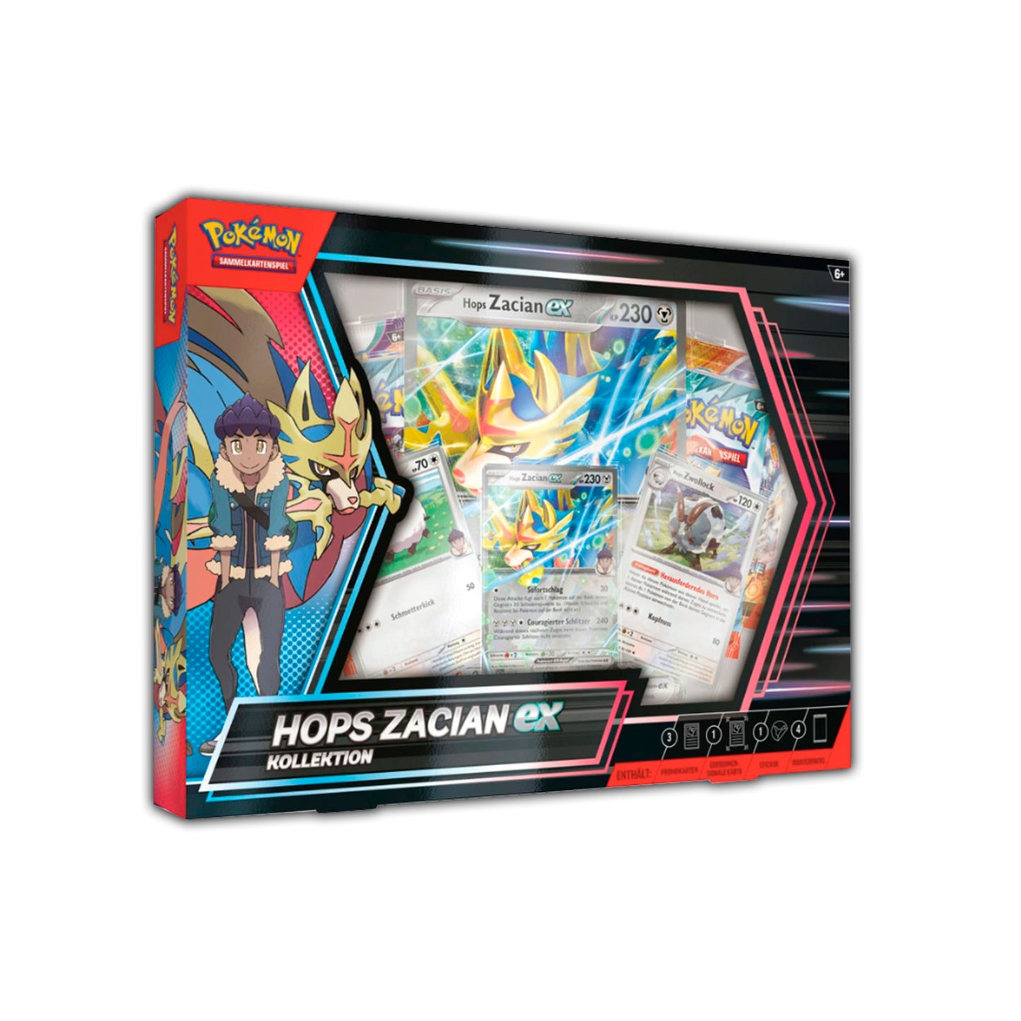 Pokémon Sammelkartenspiel Kollektion - Hops Zacian-ex (DE)