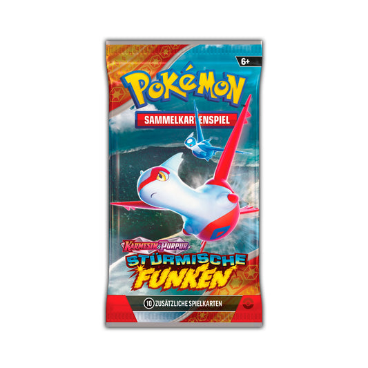 Pokémon Sammelkartenspiel: Booster Pack, zufällige Motivauswahl - Stürmische Funken (DE)