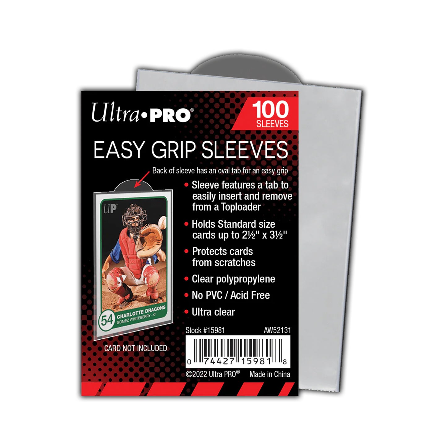 Ultra·PRO 100er Easy Grip Card Sleeves