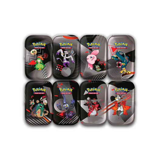 Pokémon TCG: 8er Mini Tin Display - Black Bolt & White Flare (EN)