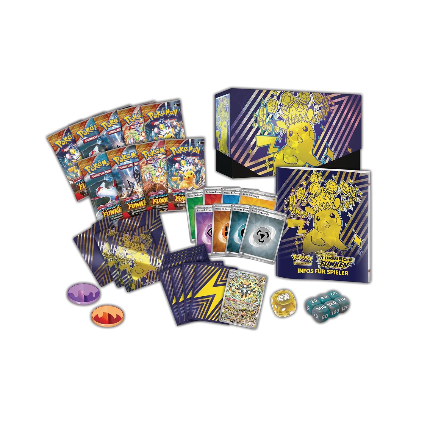 Pokémon Sammelkartenspiel Top-Trainer-Box - Stürmische Funken 🇩🇪
