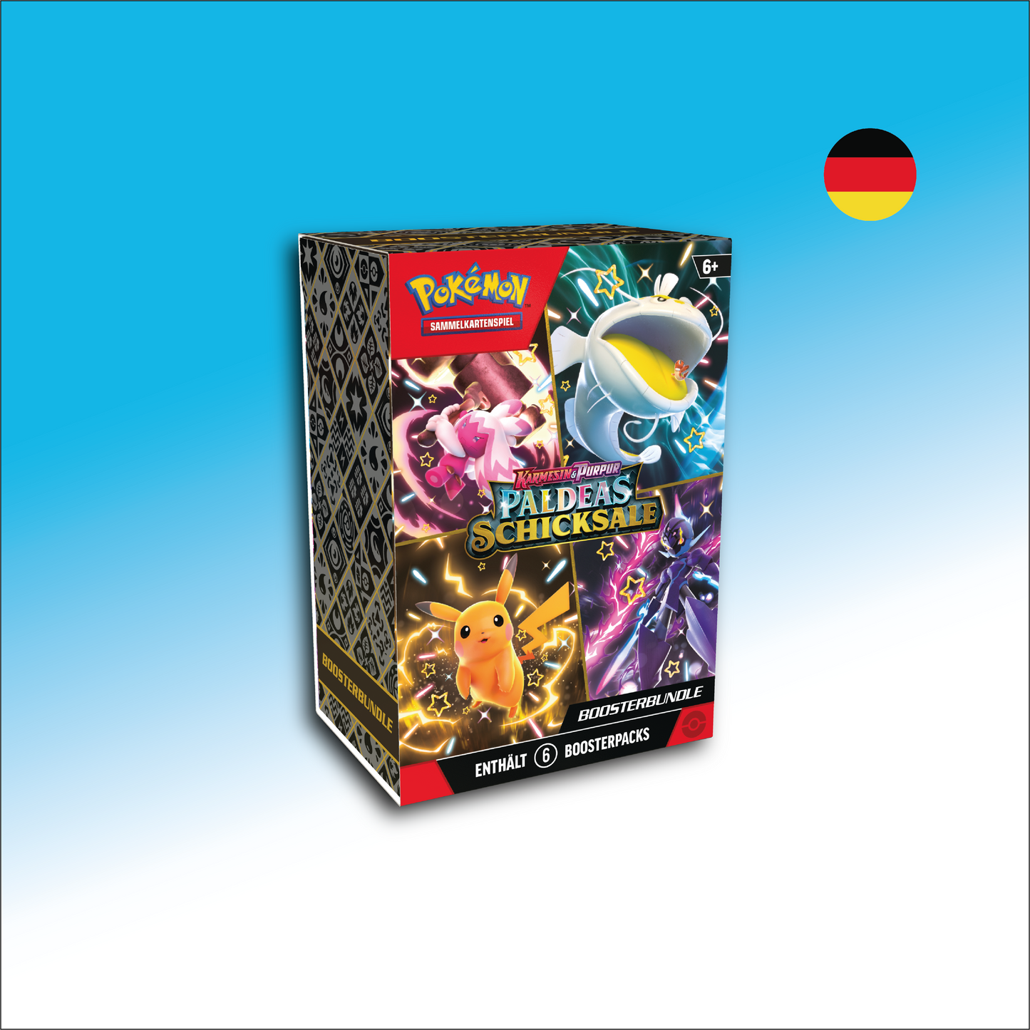 Pokémon Sammelkartenspiel Boosterbundle - Paldeas Schicksale DE