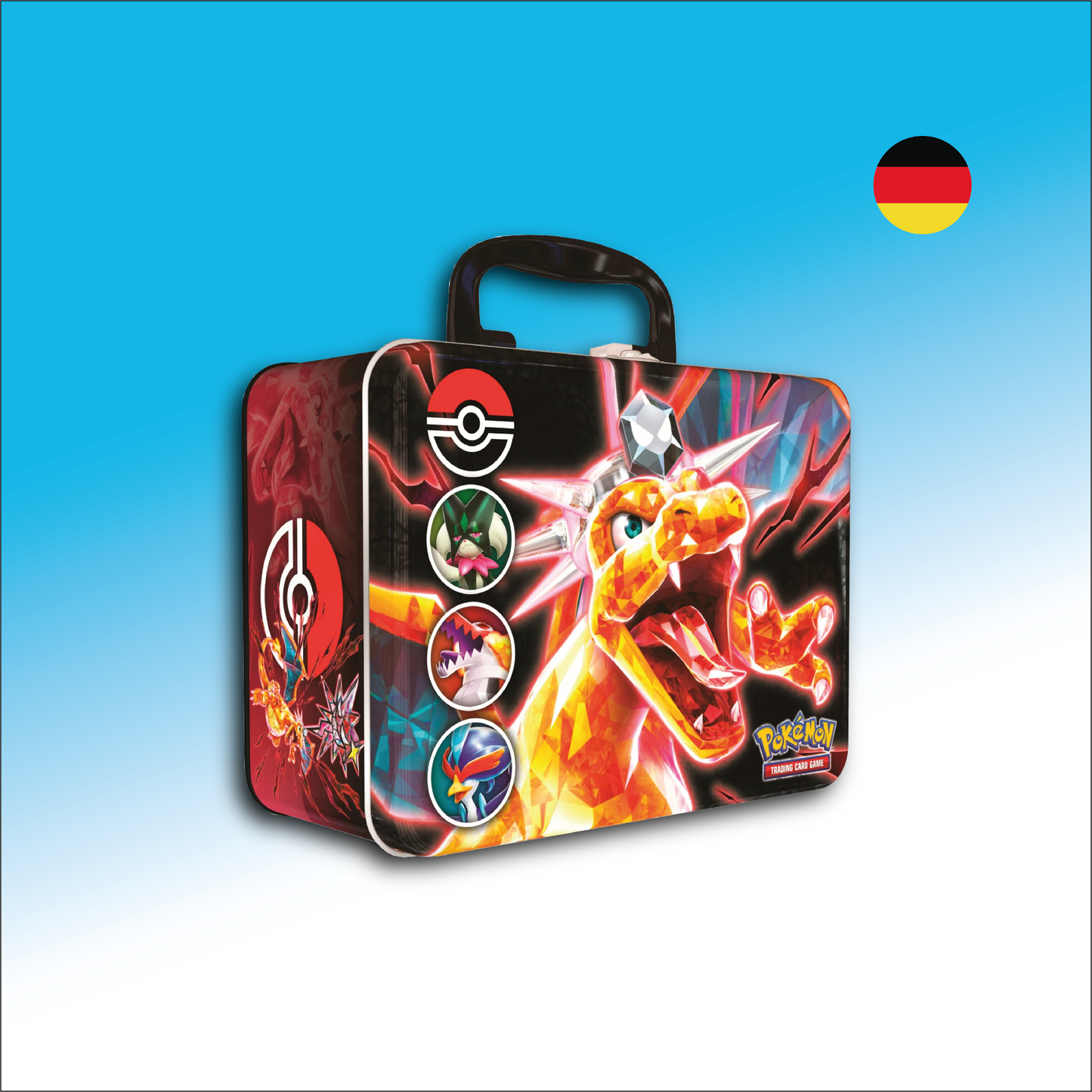 Pokémon Sammelkartenspiel Sammelkoffer - Glurak-ex (Herbst 2023) DE