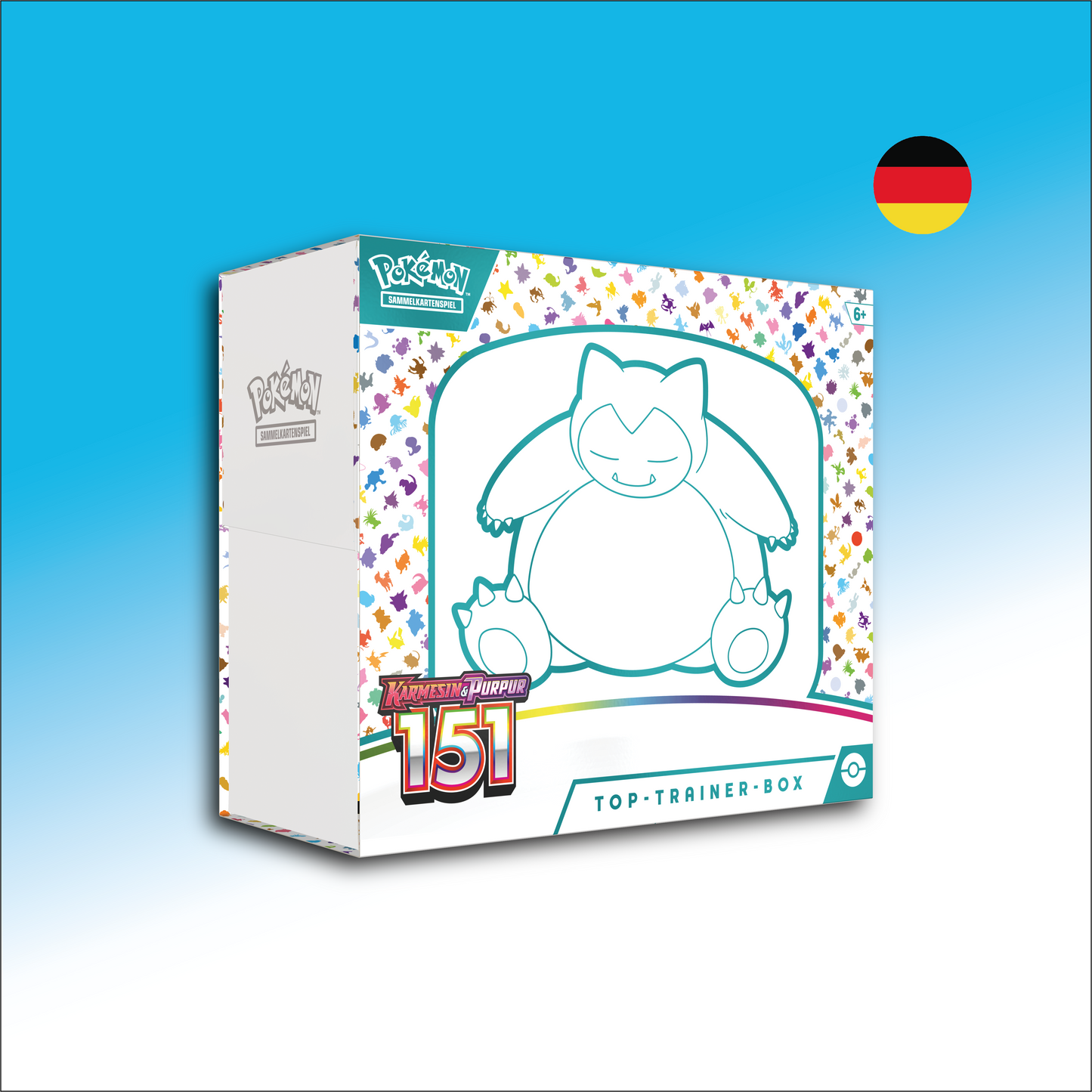 Pokémon Sammelkartenspiel Top-Trainer-Box - 151 DE