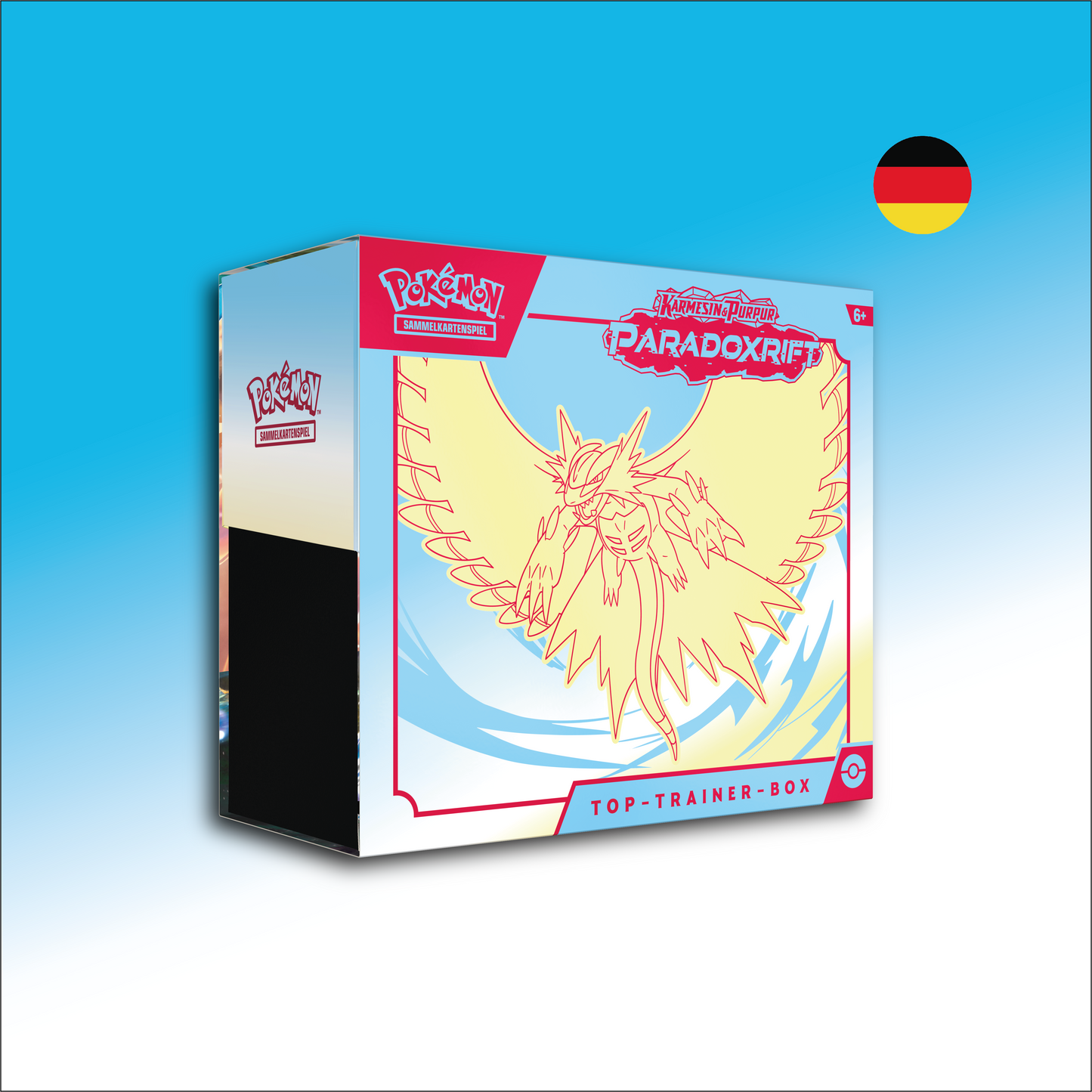 Pokémon Sammelkartenspiel Top-Trainer-Box, verschiedene Stile - Paradoxrift DE