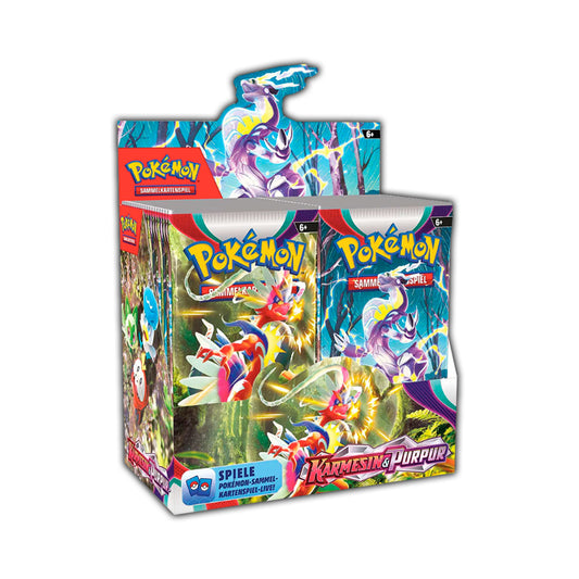 Pokémon Sammelkartenspiel: 36er Booster Display - KP01 Karmesin & Purpur (DE)