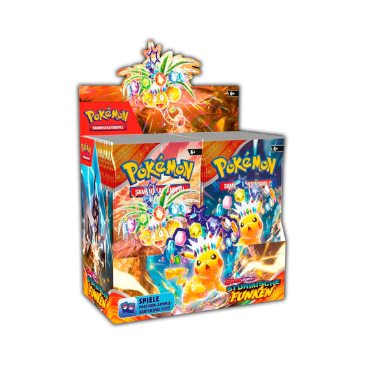 Pokémon Sammelkartenspiel: 36er Booster Display - KP08 Stürmische Funken (DE)