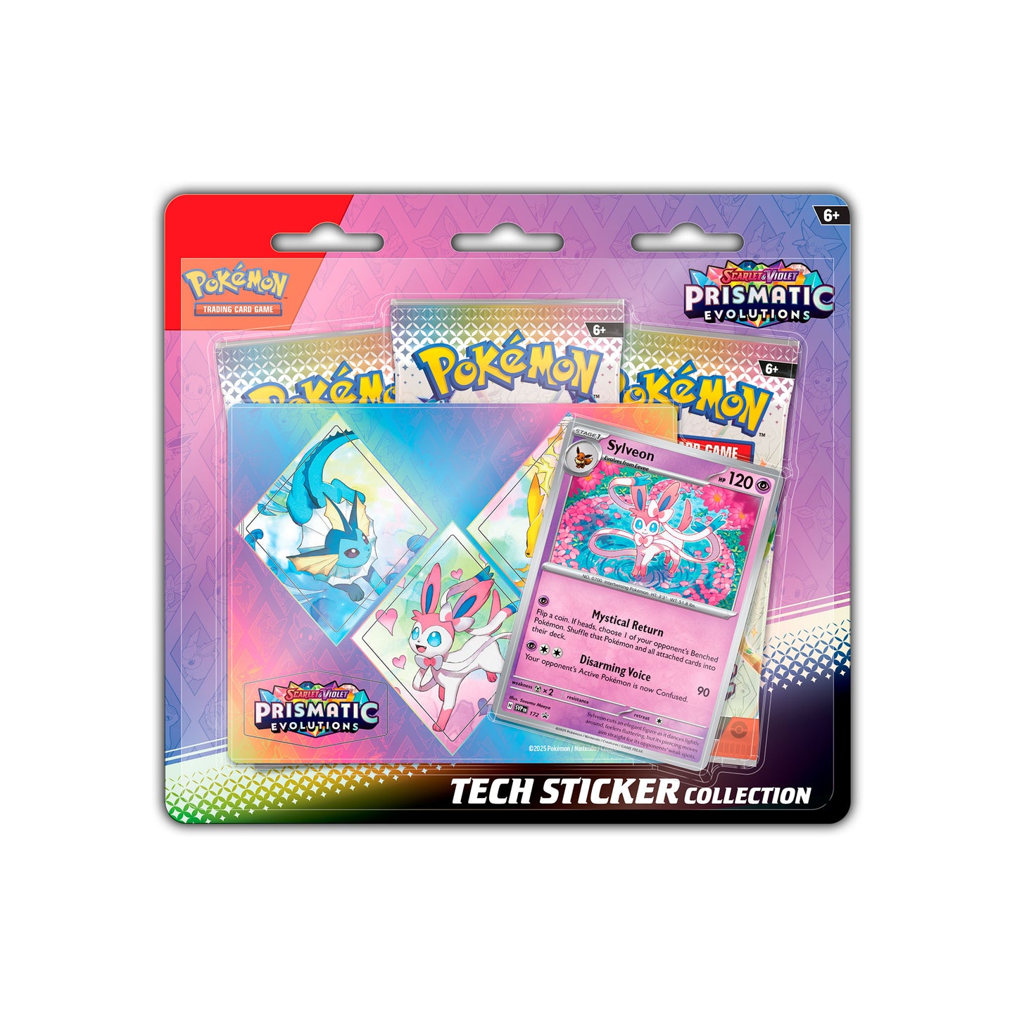 Pokémon TCG: Tech Sticker Collection, verschiedene Stile - Prismatic Evolutions (EN)