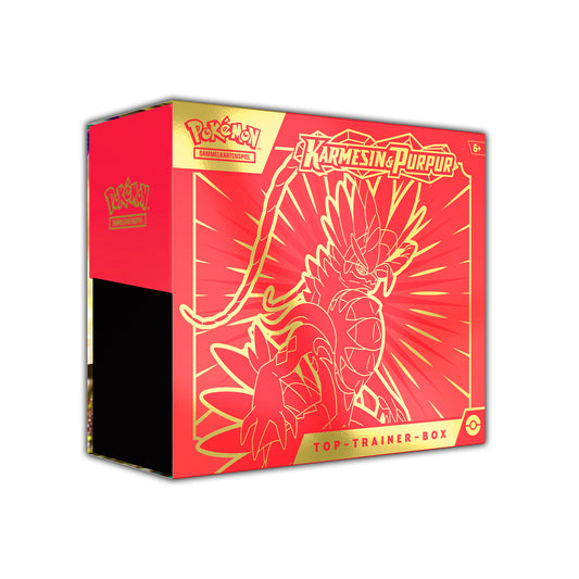 Pokémon Sammelkartenspiel: Top-Trainer-Box, verschiedene Stile - Karmesin & Purpur (DE)