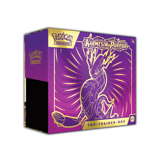 Pokémon Sammelkartenspiel: Top-Trainer-Box, verschiedene Stile - Karmesin & Purpur (DE)