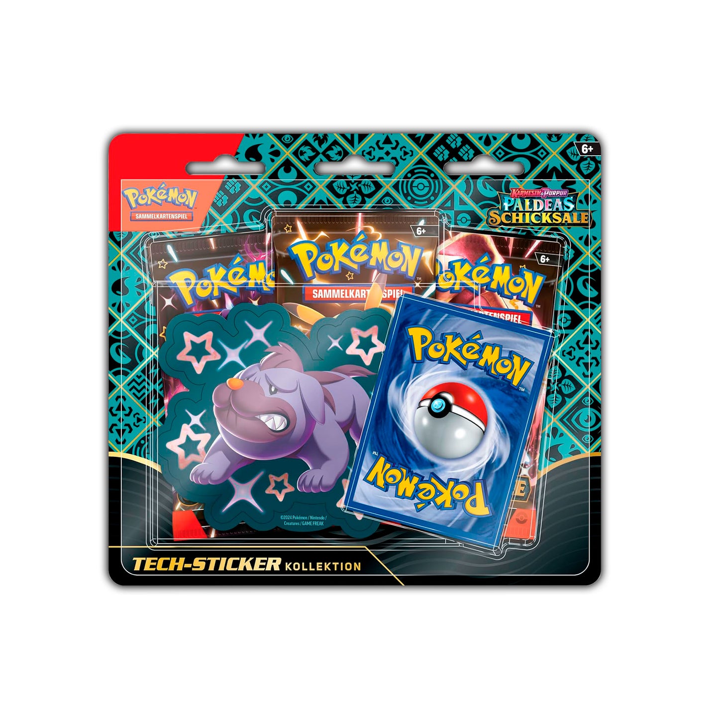 Pokémon Sammelkartenspiel 3er Blister, verschiedene Stile - Paldeas Schicksale (DE)
