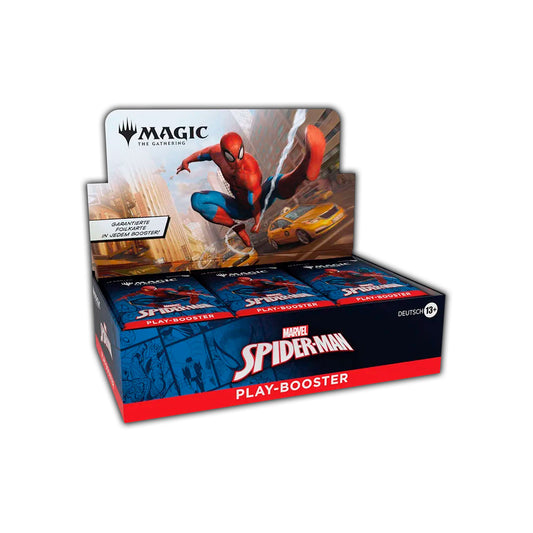 Magic: The Gathering Sammelkartenspiel: 30er Play Booster Display - Marvel's Spider-Man (DE) - VORBESTELLUNG (26. September 2025)