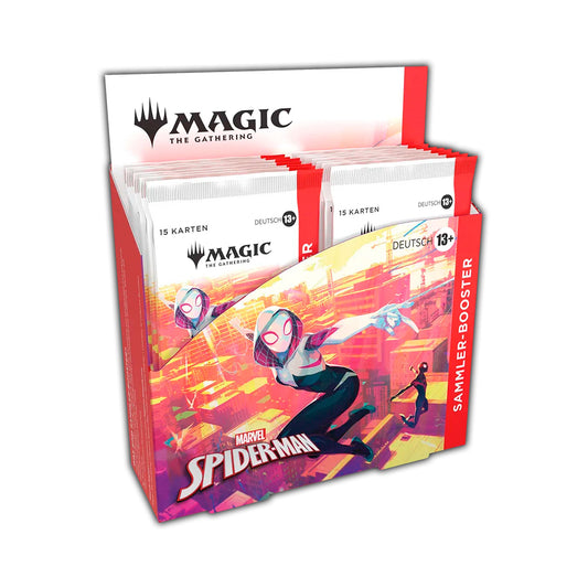Magic: The Gathering Sammelkartenspiel: 12er Sammler-Booster Display - Marvel's Spider-Man (DE) - VORBESTELLUNG (26. September 2025)