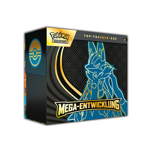 Pokémon Sammelkartenspiel: Top-Trainer-Box - Mega-Entwicklung, verschiedene Stile (DE) - VORBESTELLUNG (26. September 2025)