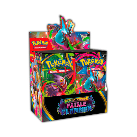 Pokémon Sammelkartenspiel: 36er Booster Display - ME02 Fatale Flammen (DE) - VORBESTELLUNG (14. November 2025)
