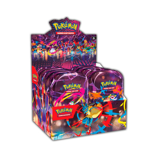 Pokémon Sammelkartenspiel: 10er Mini-Tin Display - Mega-Helden (DE)