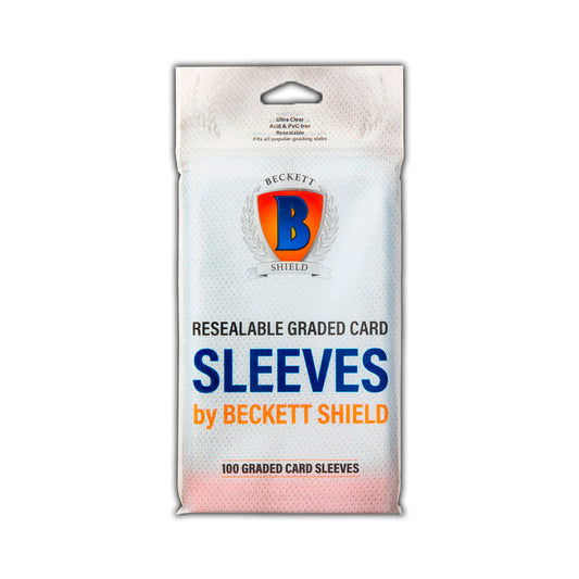 BECKETT SHIELD 100er Resealable Graded Card Sleeves
