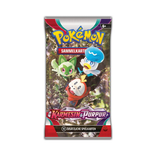 Pokémon Sammelkartenspiel Booster Pack - Karmesin & Purpur 🇩🇪