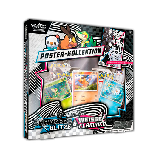 Pokémon Sammelkartenspiel Poster-Kollektion - Schwarze Blitze & Weisse Flammen (DE) - VORBESTELLUNG (18. Juli 2025)