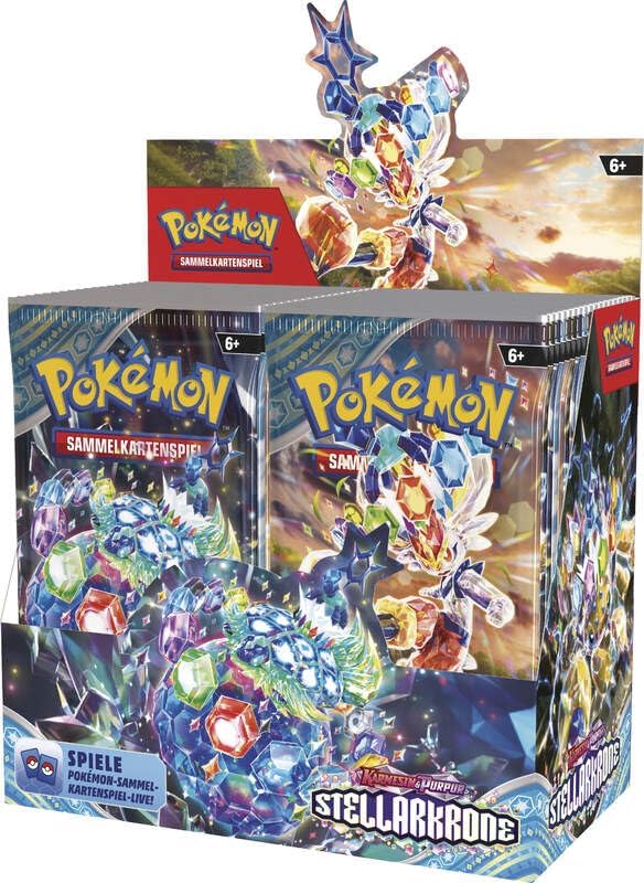 Pokémon Sammelkartenspiel 36er Booster Display - KP07 Stellarkrone DE