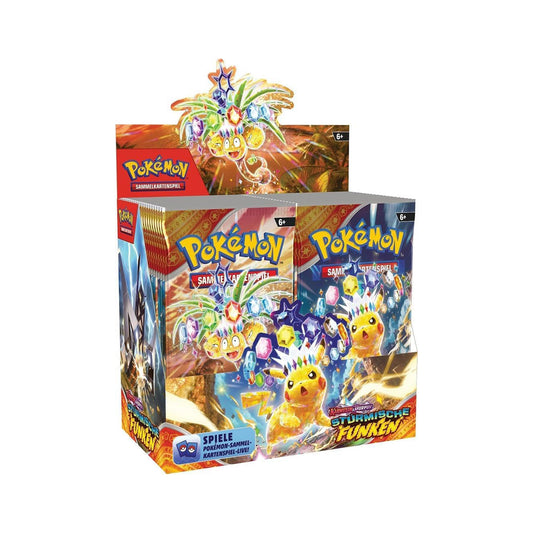 Pokémon Sammelkartenspiel 36er Booster Display - KP08 Stürmische Funken (DE)