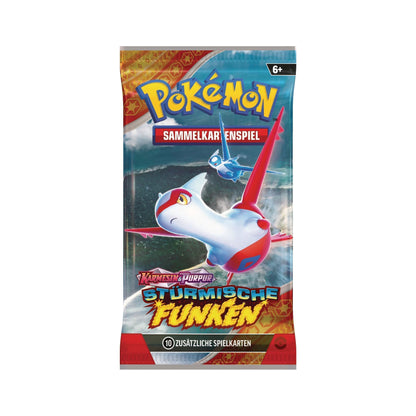 Pokémon Sammelkartenspiel 18er Booster Display - KP08 Stürmische Funken (DE)