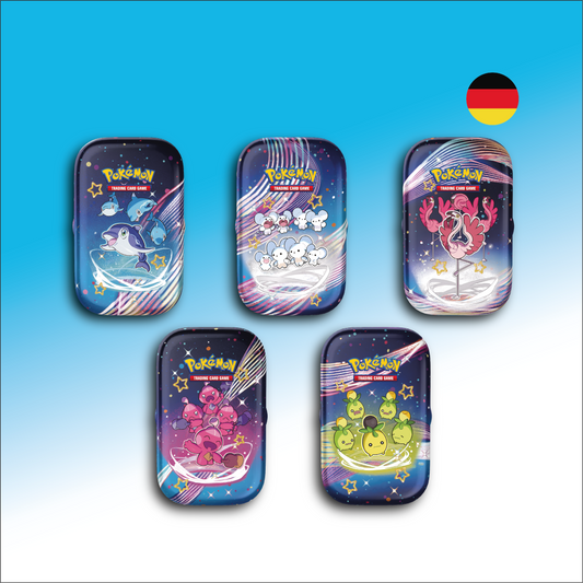Pokémon Sammelkartenspiel 10er Mini-Tin Display - Paldeas Schicksale DE