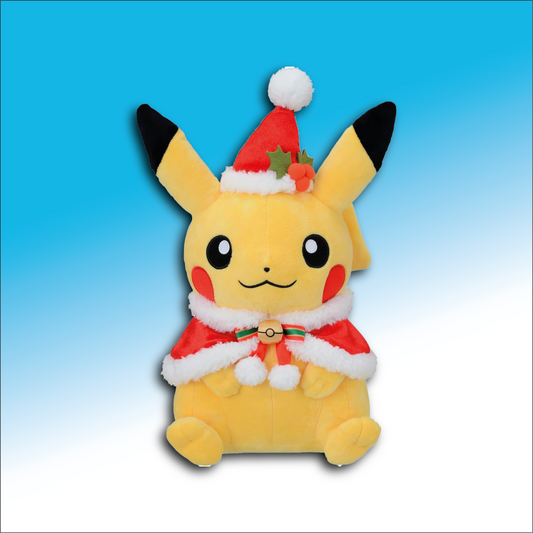 Pokémon Center Original Plüsch - Christmas Holiday Pikachu 2023