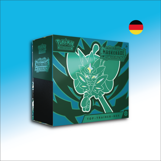 Pokémon Sammelkartenspiel Top-Trainer-Box - Maskerade im Zwielicht DE