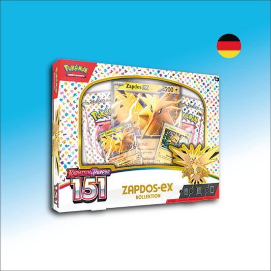 Pokémon Sammelkartenspiel Zapdos-ex Kollektion - 151 DE
